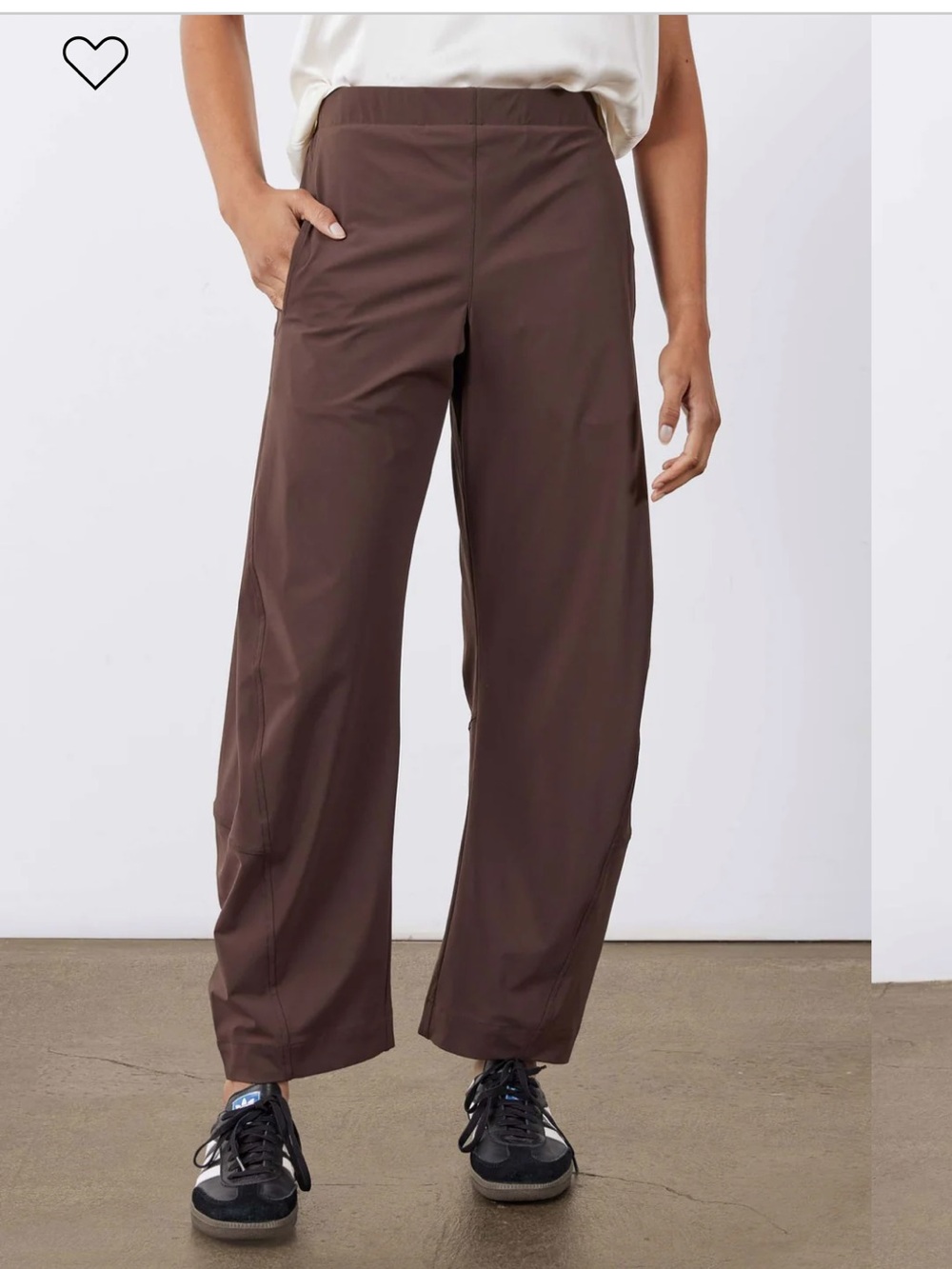 NWT RUTI Coffee “On The Loose Work Pants” - Picture 4 of 8